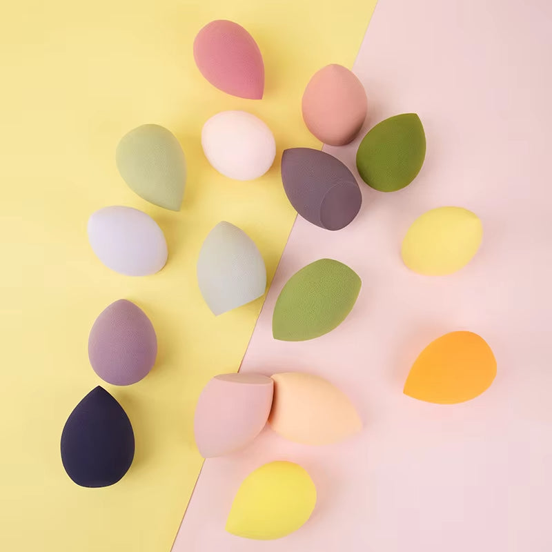 10-Piece Makeup Sponge Puff Set – 7 Shapes, Wet & Dry, Non-Latex