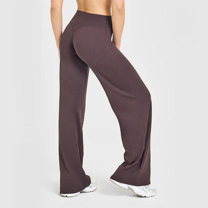 Women's High-Waist Straight-Leg Yoga Pants | Lengthened | 12 Colours