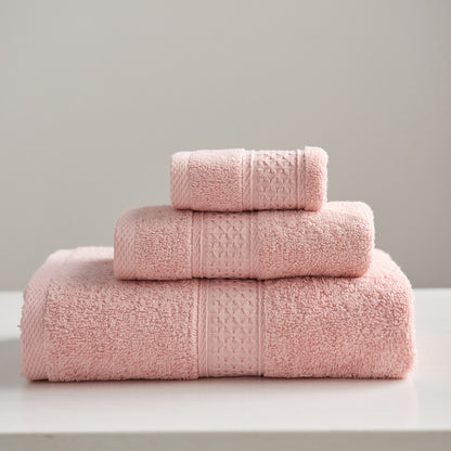 3-Piece Cotton Towel Set | Face, Hand & Bath Towel