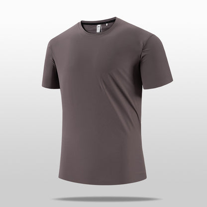 Men's Seamless Stretch Sports Top | Plus Size M–5XL
