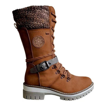 Women's Square Heel High-Cut Boots | 6 Colours | EU 35–43