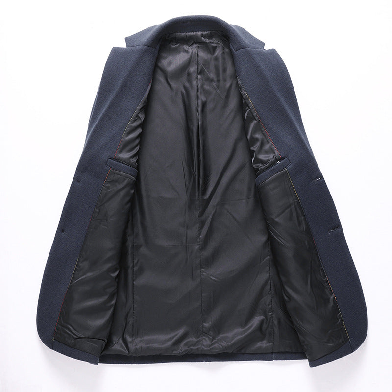 Men's Woollen Suit Jacket – Refined Casual Autumn Winter | M–4XL