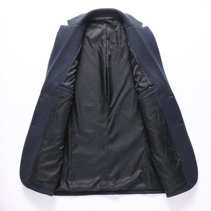 Men's Woollen Suit Jacket – Refined Casual Autumn Winter | M–4XL