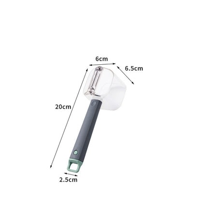 Stainless Steel Vegetable Peeler — Ergonomic PP Handle, Sharp Single-Blade Design