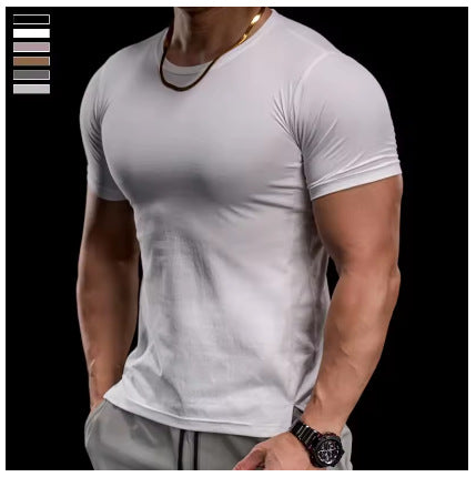 Men's High-Stretch Mesh Sports T-Shirt | Graphic Print | XXS–6XL
