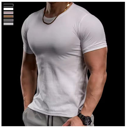 Men's High-Stretch Mesh Sports T-Shirt | Graphic Print | XXS–6XL
