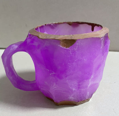 400ml Mineral Crystal-Effect Resin Coffee Mug