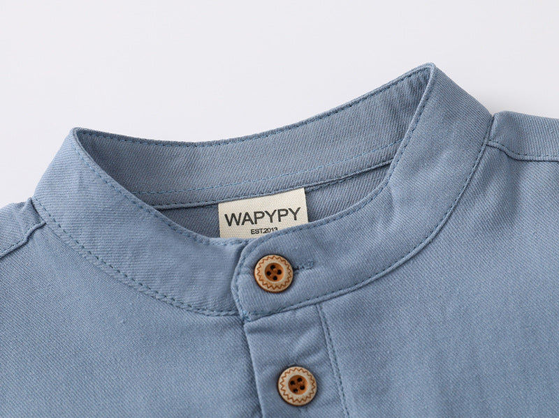 Boys' V-Neck Short Sleeve T-Shirt | Soft Cotton, Casual Fit