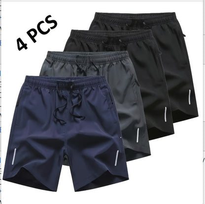 Men's Cargo Shorts Multi-Pack | Polyester Drawstring with Belt XXS-3XL