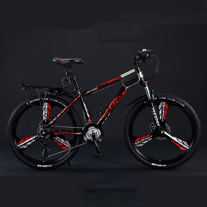 Carbon Steel Mountain Bike – Double Disc Brake 24" & 26" 24/27/30-Speed