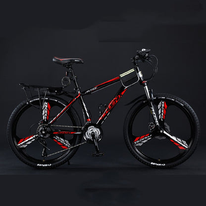 Carbon Steel Mountain Bike – Double Disc Brake 24" & 26" 24/27/30-Speed