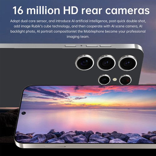 Unlocked 5G Smartphone | Android 14, 6.8" HD+, 128GB, 6800mAh, 80MP