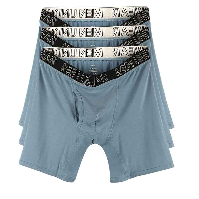 Men’s V-Shape Boxer Briefs – Breathable Extended Length Running Underwear