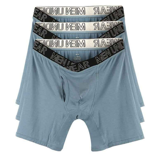 Men’s V-Shape Boxer Briefs – Breathable Extended Length Running Underwear
