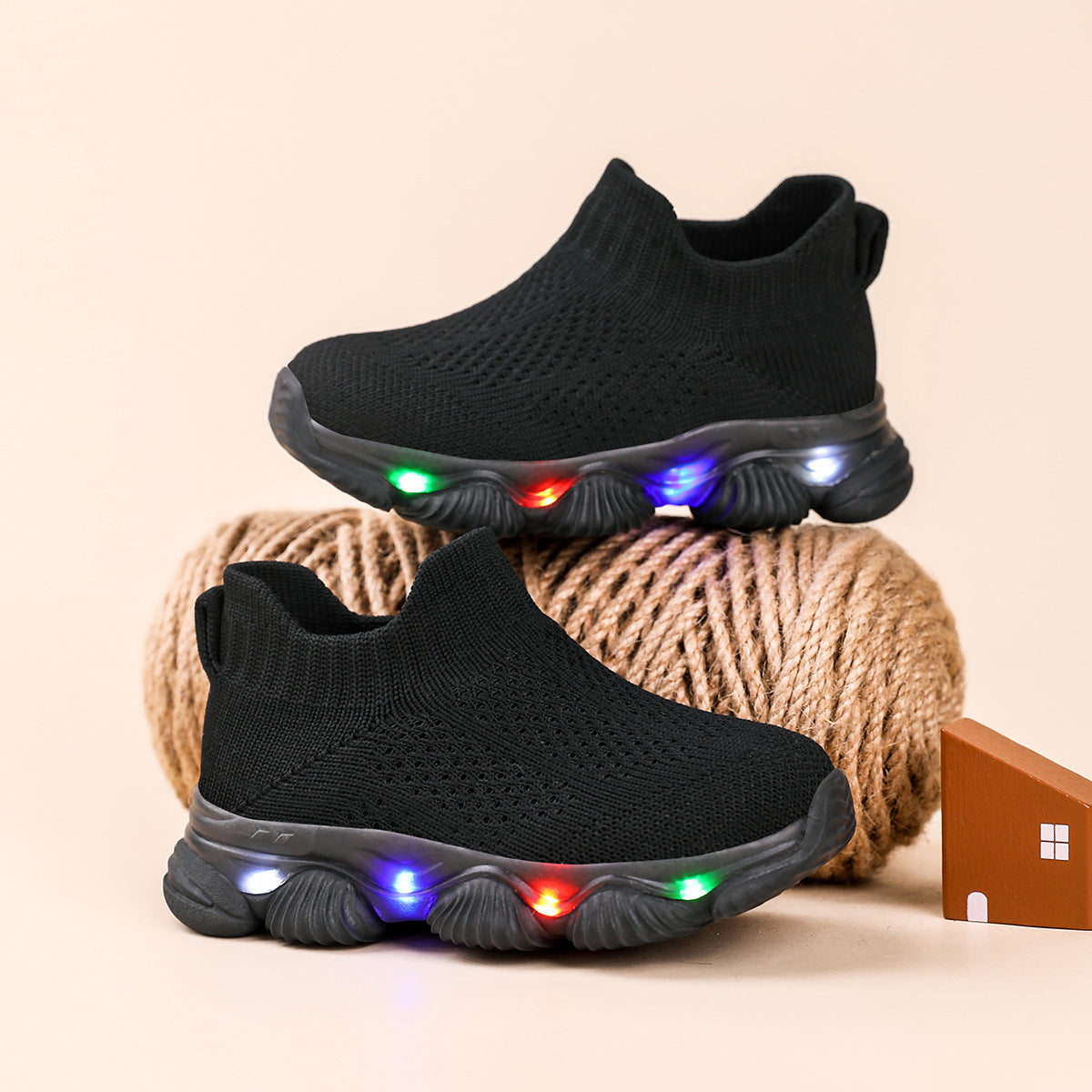 Children's Flyknit Soft-Sole Trainers | Lightweight Kids Shoes