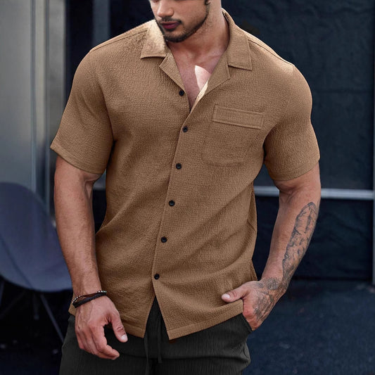 Men's Wrinkle-Resistant Short Sleeve Shirt | Business Casual