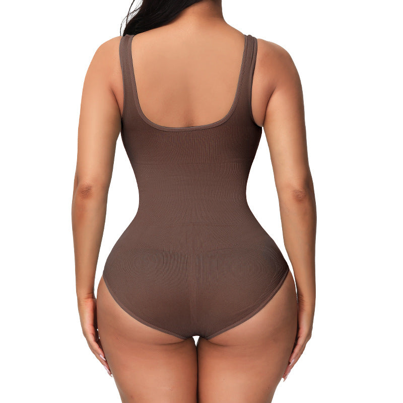 Seamless Sculpting Bodysuit | Black, Apricot & Coffee | S-5XL