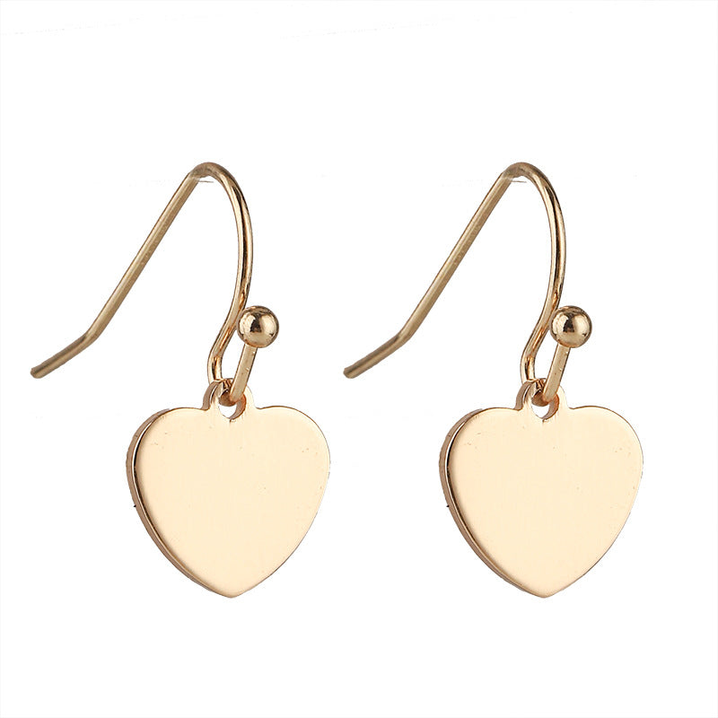 Geometric Charm Stud Earrings | Copper Motif Earrings in 9 Designs