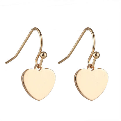 Geometric Charm Stud Earrings | Copper Motif Earrings in 9 Designs