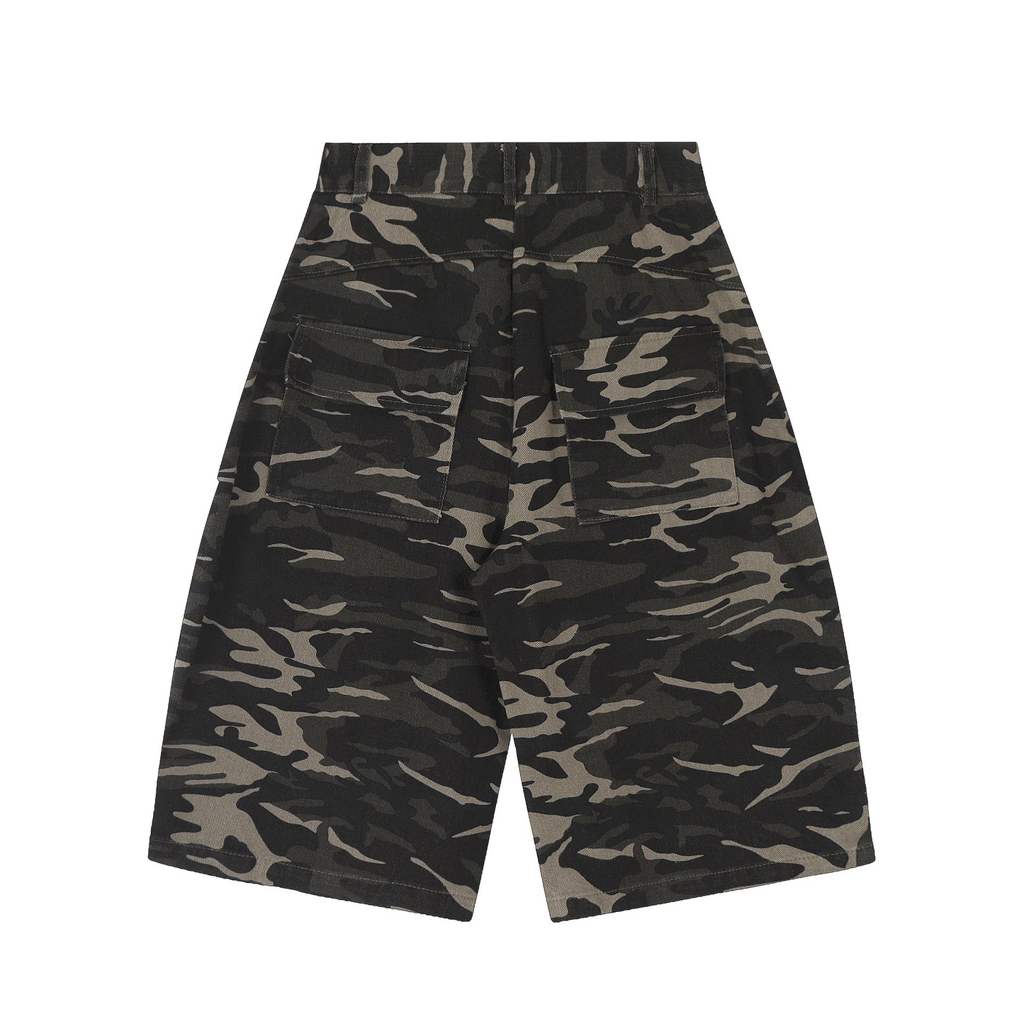 Men's Retro Multi-Pocket Denim Shorts