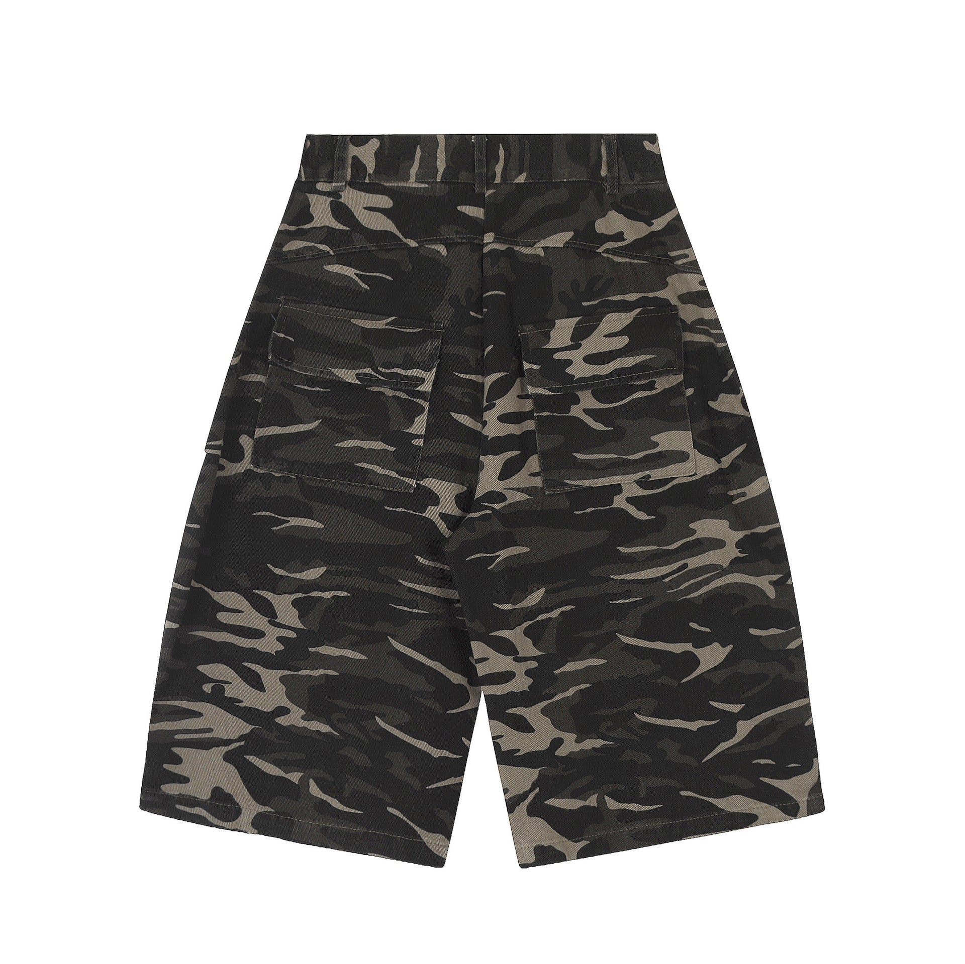 Men's Retro Multi-Pocket Denim Shorts