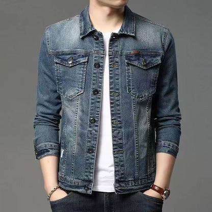 Men's Slim-Fit Denim Jacket | Cotton-Lined Casual Outerwear M–4XL