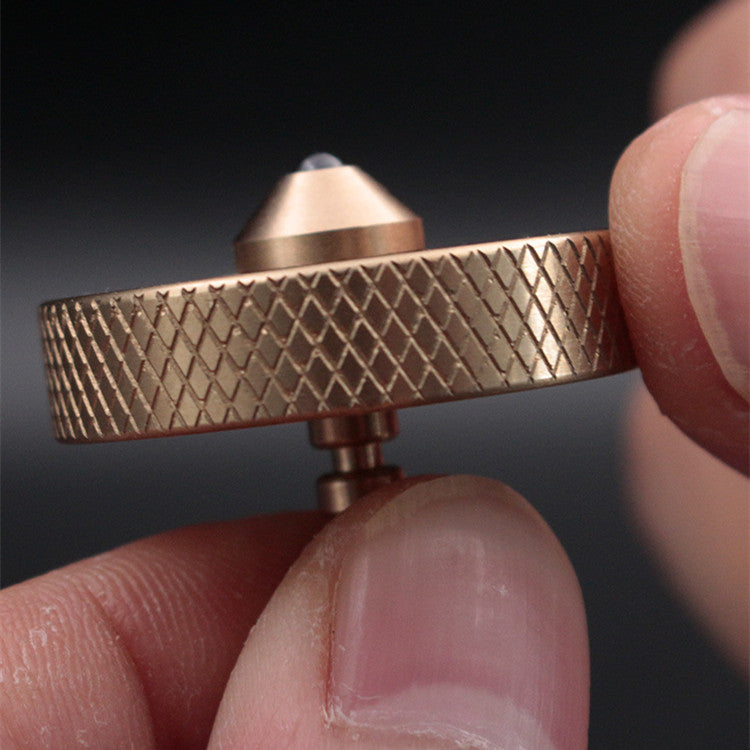 Copper Fingertip Spinner Anti-Anxiety Decompression Gyro