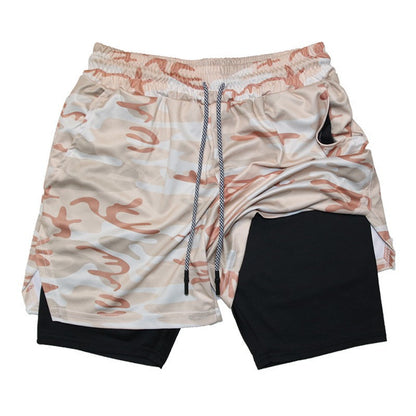 Men's Double-Layer Quick-Dry Sports Shorts | Pockets M-3XL