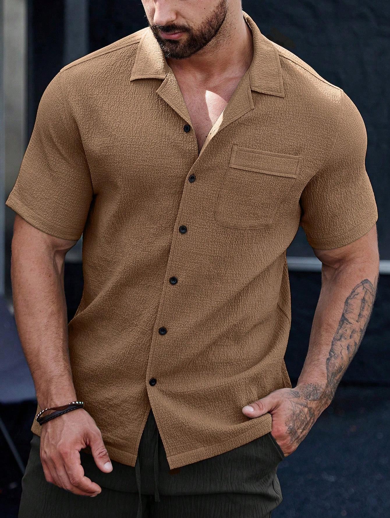 Men's Wrinkle-Resistant Short Sleeve Shirt | Business Casual