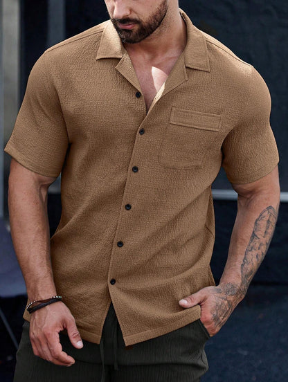 Men's Wrinkle-Resistant Short Sleeve Shirt | Business Casual