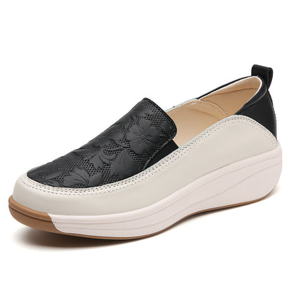 Women's Slip-On Thick Sole Shoes | Synthetic Leather | EU 35-43