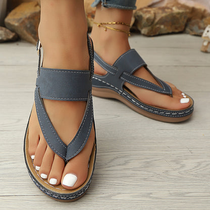 Women's Roman Buckle Strap Open-Toe Sandals | EU 36-43