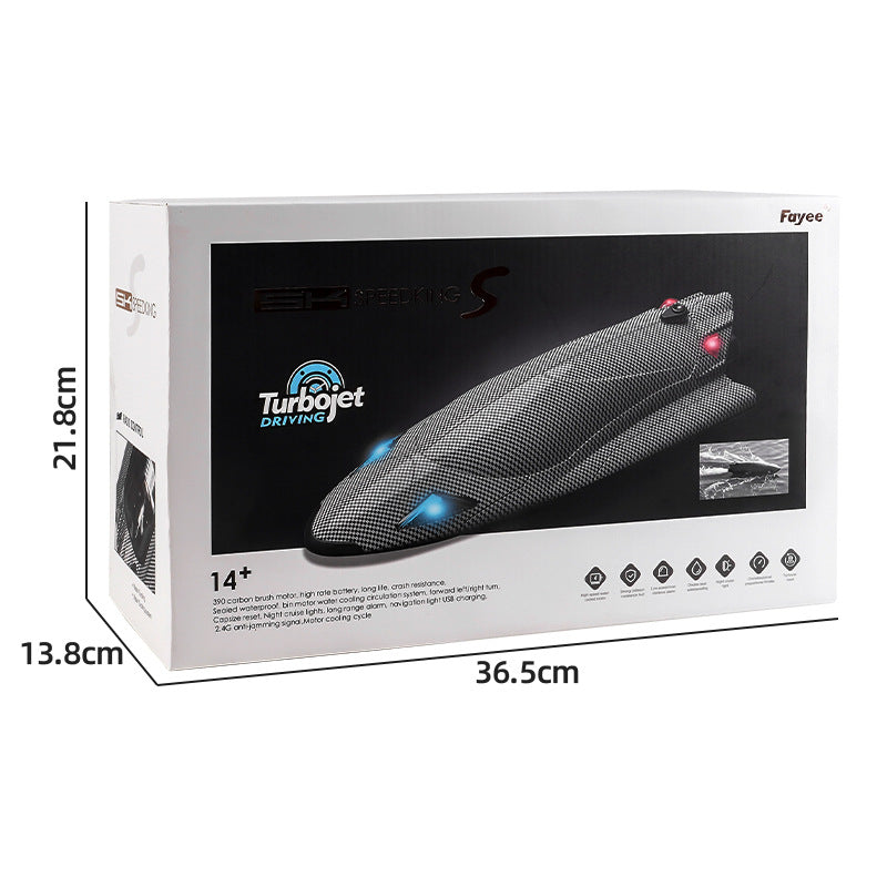 Twin-Turbo RC Racing Speedboat | 40KM/h Remote Control Boat