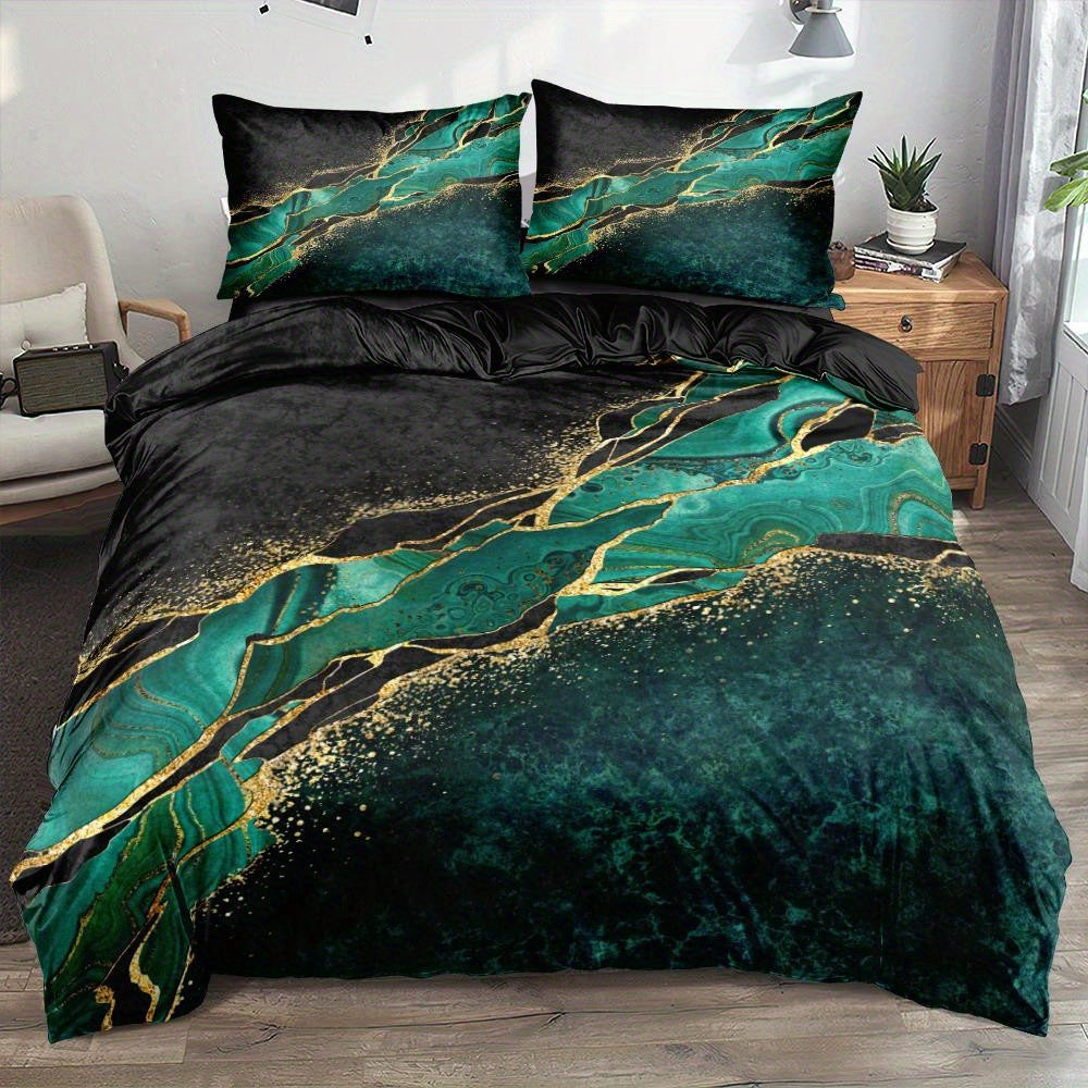 European Landscape Print Bedding Set | Multiple Sizes & Designs