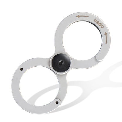 Stainless Steel Figure-8 Carabiner | EDC Clip for Keys & Outdoor Use