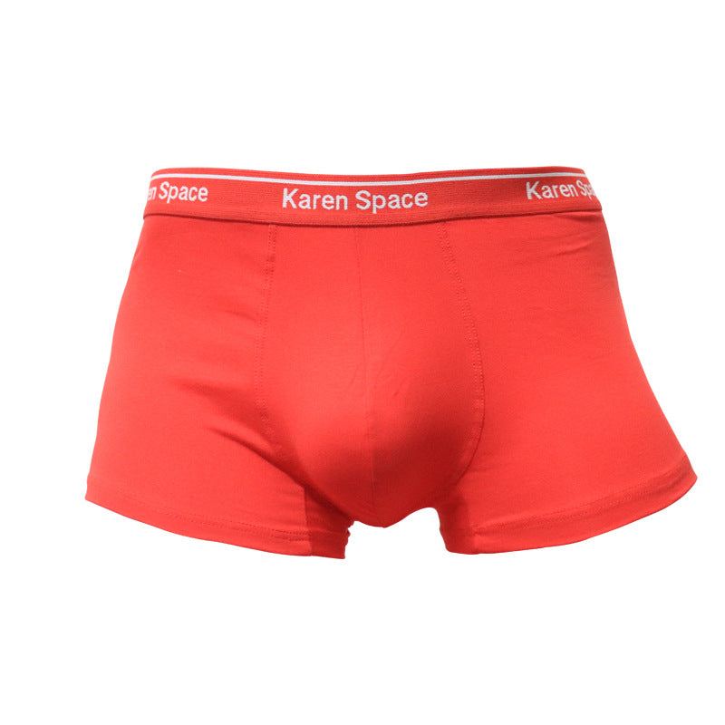 Men's Mid-Rise Cotton Boxer Briefs – U-Pouch Support