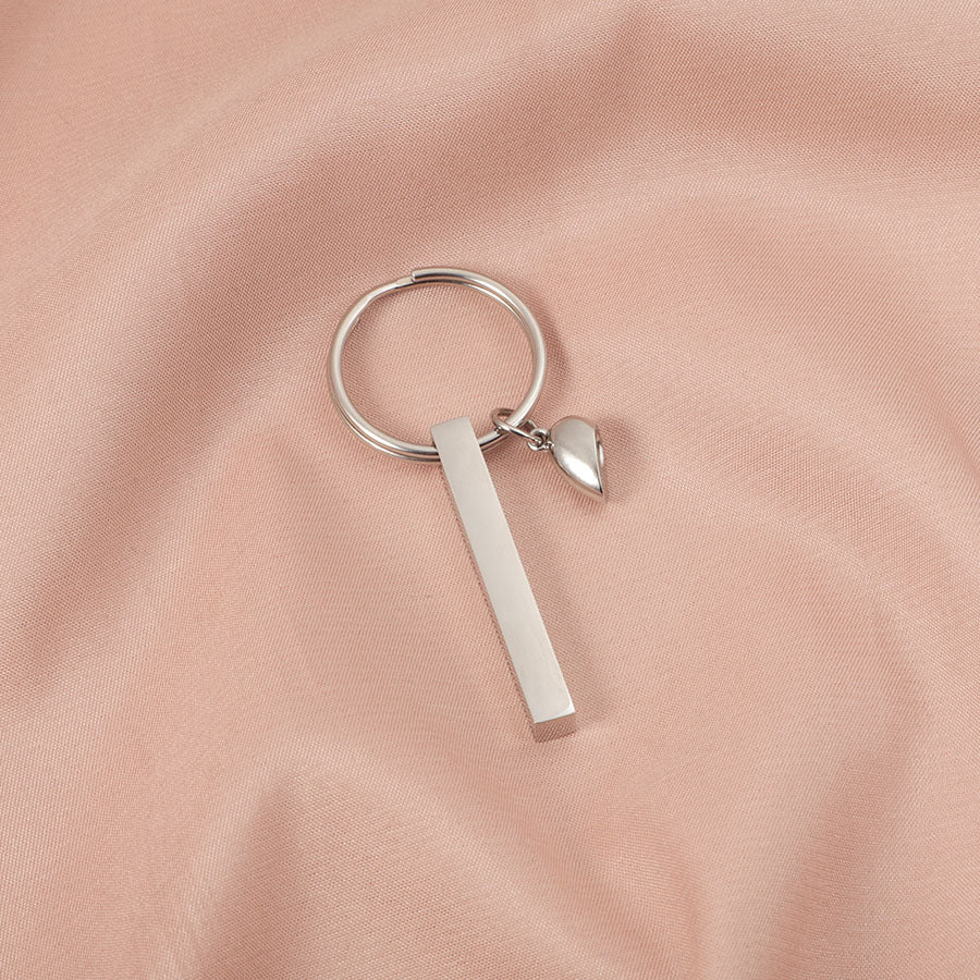 Magnetic Love Heart Couple Keychain | 3D Titanium Steel Split Heart