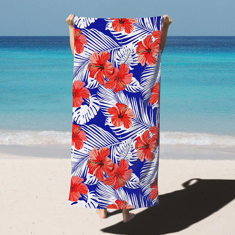 Printed Microfibre Beach Towel | Quick-Dry | 10 Bold Designs | 180×90cm