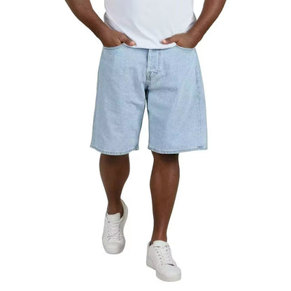 Men's Denim Shorts | Loose Fit Straight Leg Hip-Hop Style S-4XL