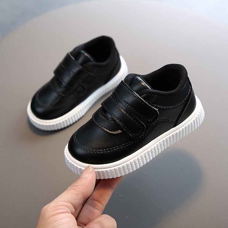 Kids PU Leather Casual Flat Shoes | Sizes 21-30