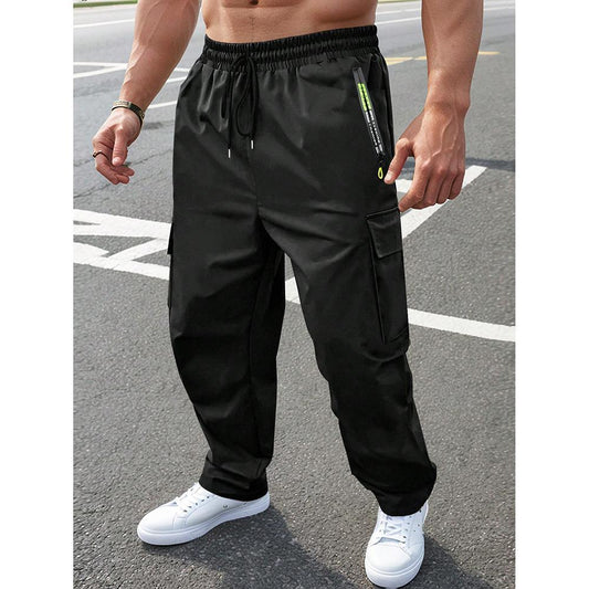 Men's Loose Fit Cargo Trousers | Large Pockets S-3XL