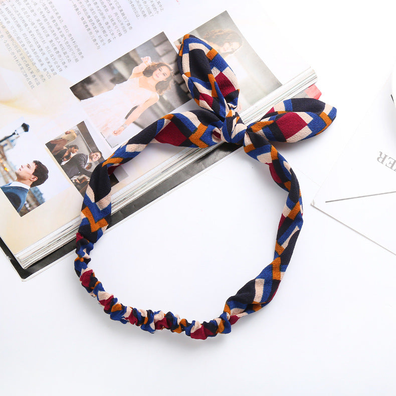 Bow & Bunny Ears Fabric Headband – 59 Styles