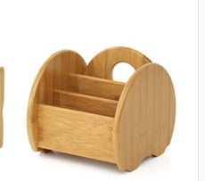 Bamboo Desktop Storage Box | Multi-Purpose Desk Organiser | 3 Sizes