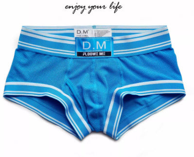 Men's Quick-Dry Striped Boxer Briefs