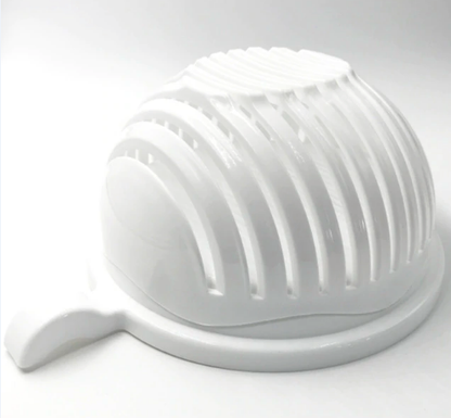 Salad Cutter Bowl — 2-in-1 Chopper, Drain Basket & Serving Bowl