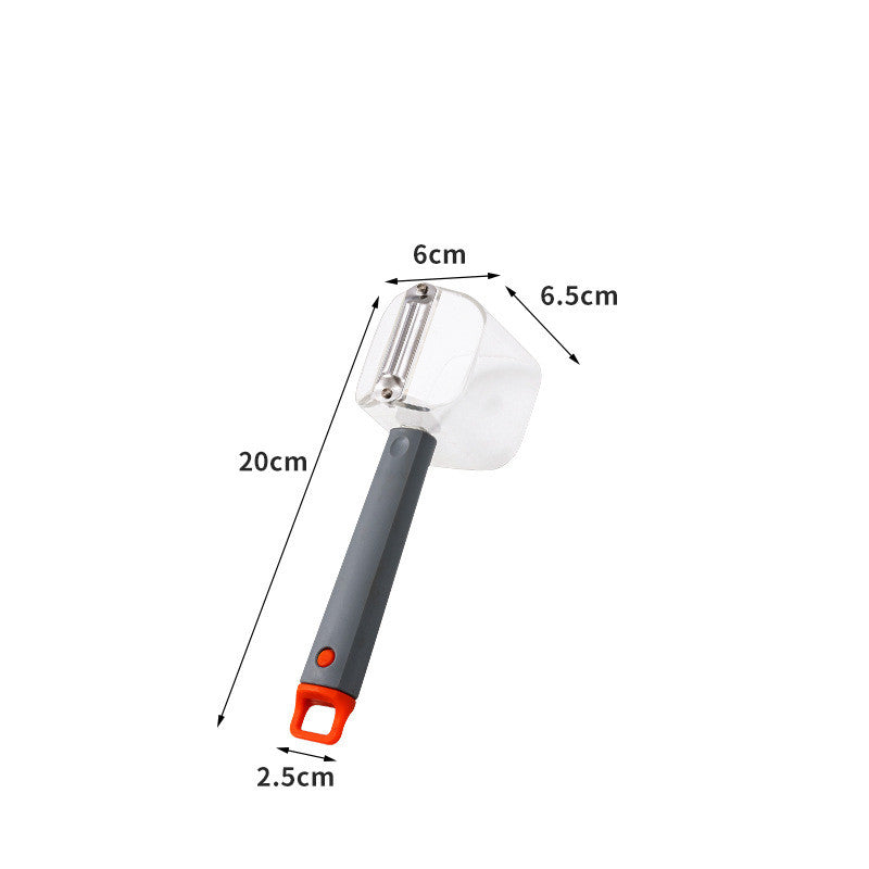 Stainless Steel Vegetable Peeler — Ergonomic PP Handle, Sharp Single-Blade Design