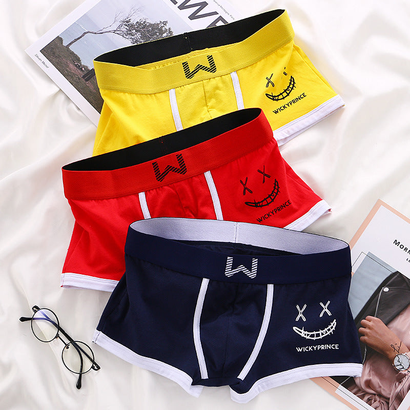 Men's Cotton Boxer Briefs – Breathable Mid-Waist Underwear