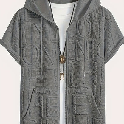Men's Plus Size Fleece-Lined Jacquard Shirt 2XL-6XL