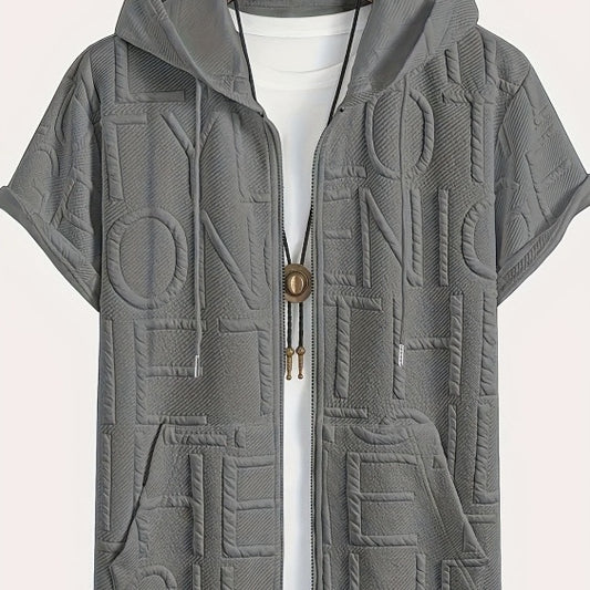Men's Plus Size Fleece-Lined Jacquard Shirt 2XL-6XL