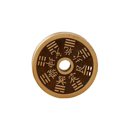 Pure Brass Snap Coin Fidget Toy | Premium EDC Pocket Desk Toy